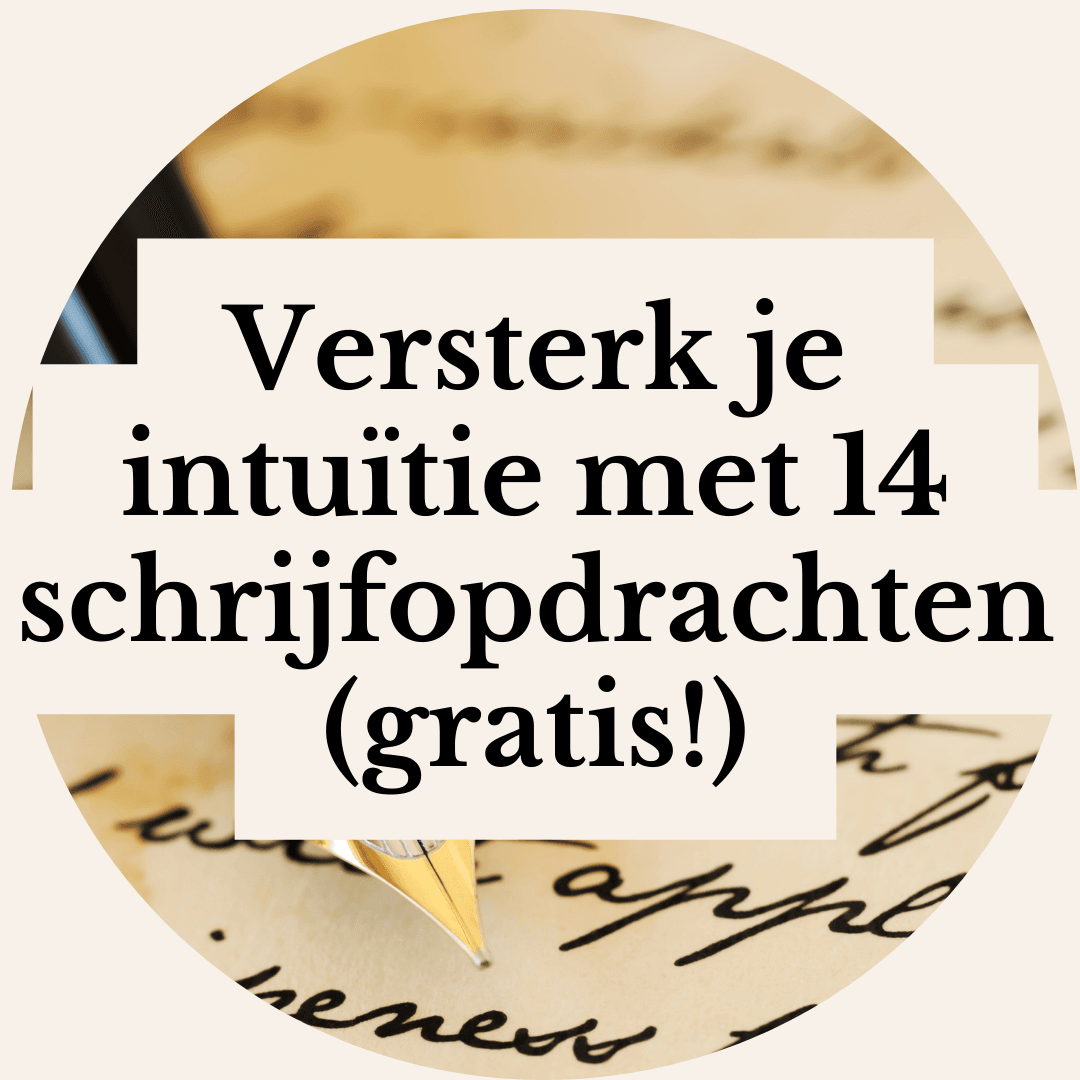Versterk je intuïtie door te schrijven